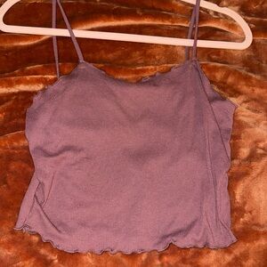 Knit Riot Size L Tank Crop Top